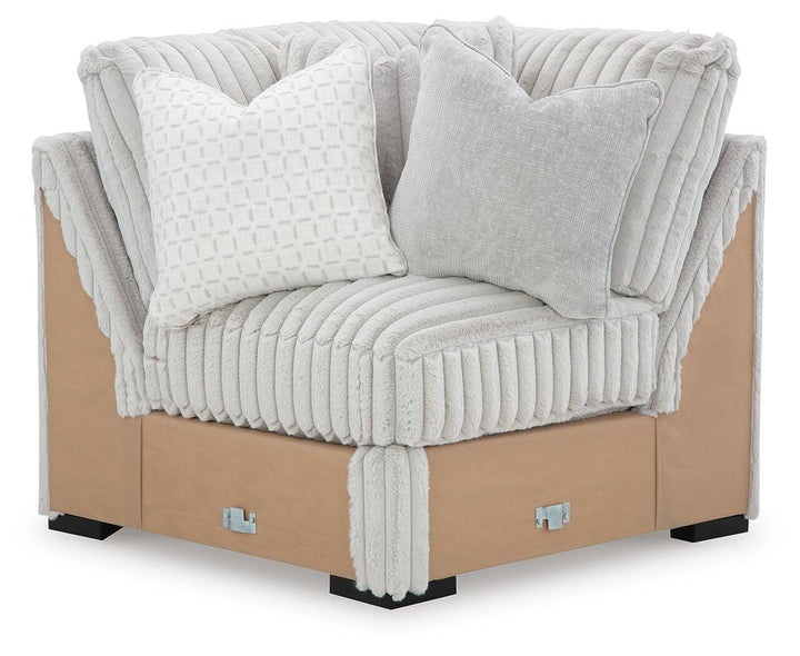 Stupendous 5-Piece Sectional and Ottoman - Alloy (19)