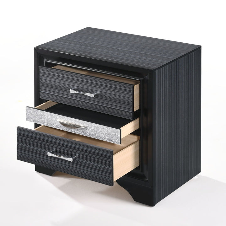 Naima Nightstand in Black
