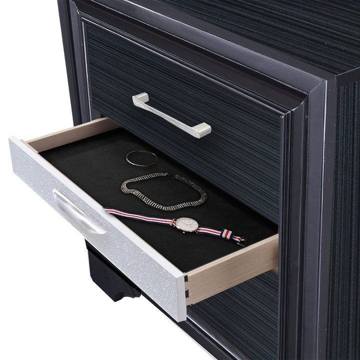 Naima Nightstand in Black