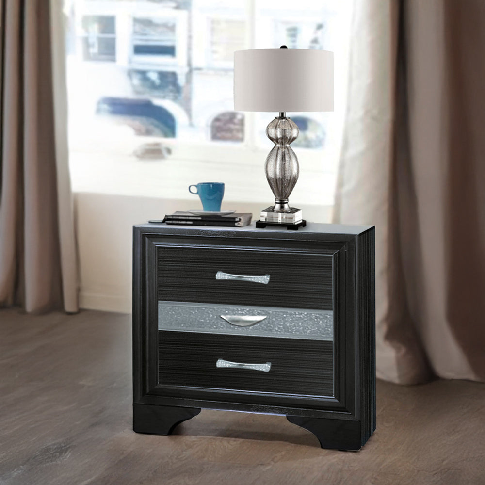 Naima Nightstand in Black