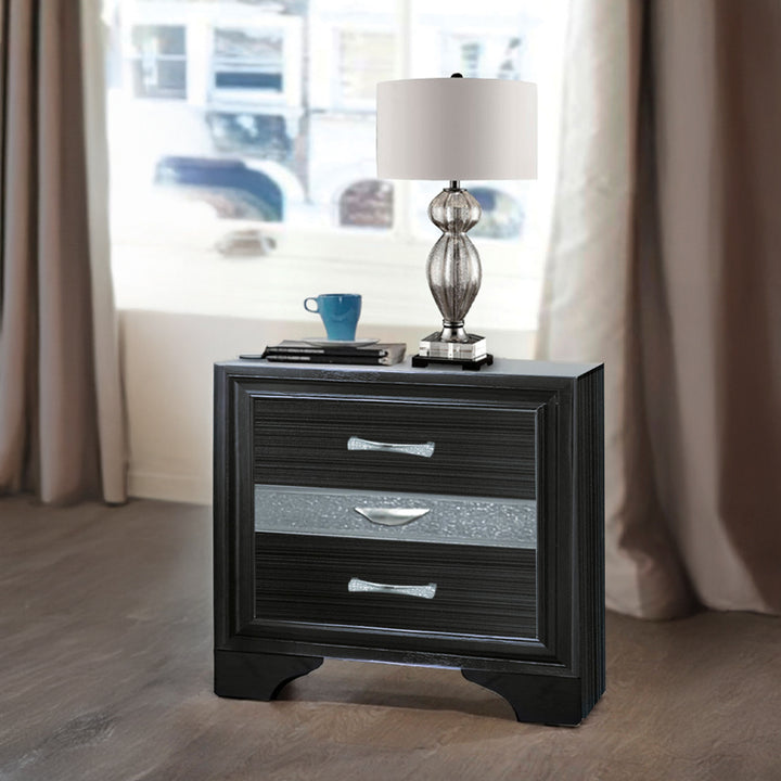 Naima Nightstand in Black