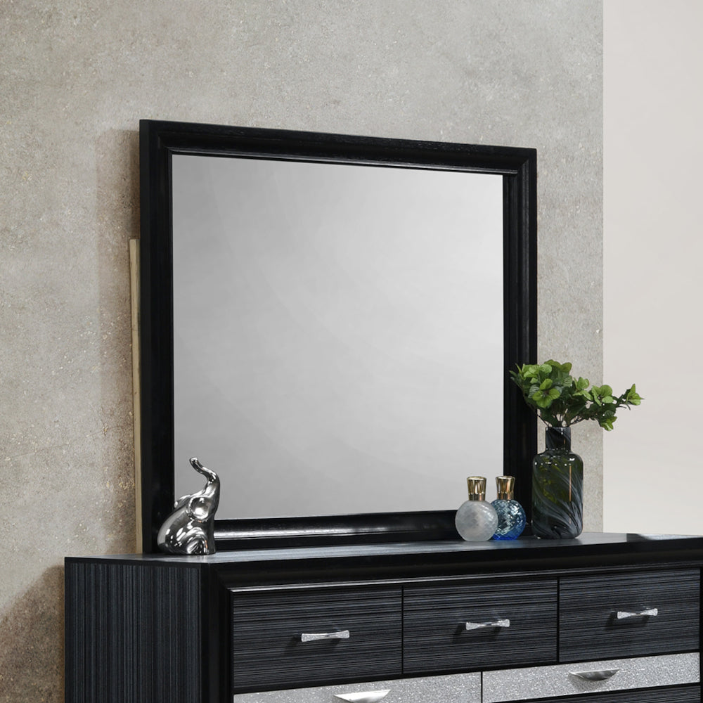 Naima Mirror in Black