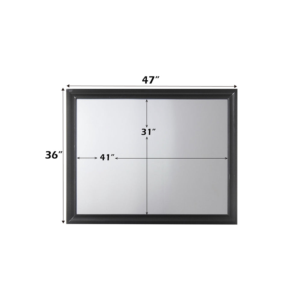 Naima Mirror in Black - dimensions
