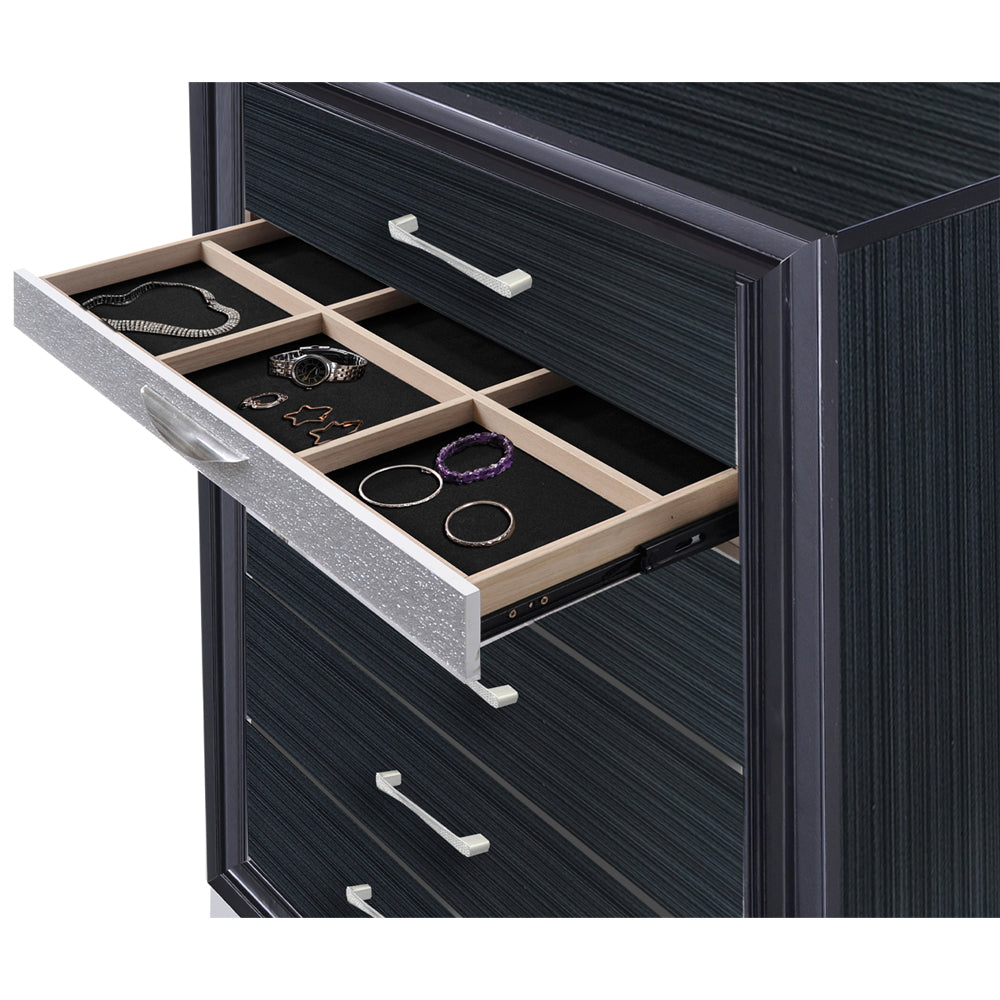 Naima Dresser in Black