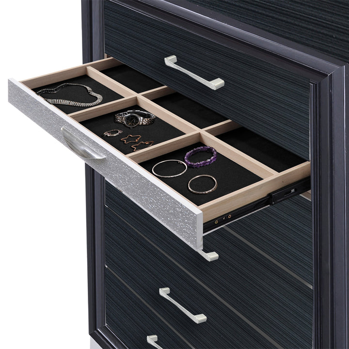 Naima Chest in Black