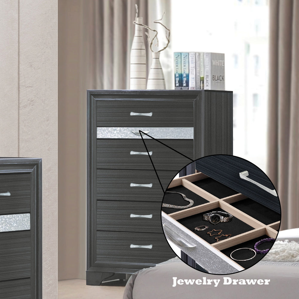 Naima Chest in Black - features