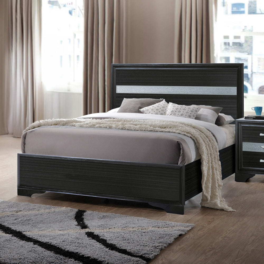 Naima Twin Bed in Black