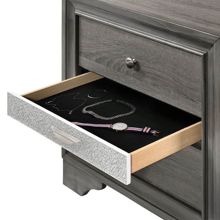 Naima Nightstand in Gray