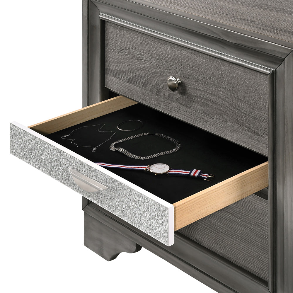 Naima Nightstand in Gray