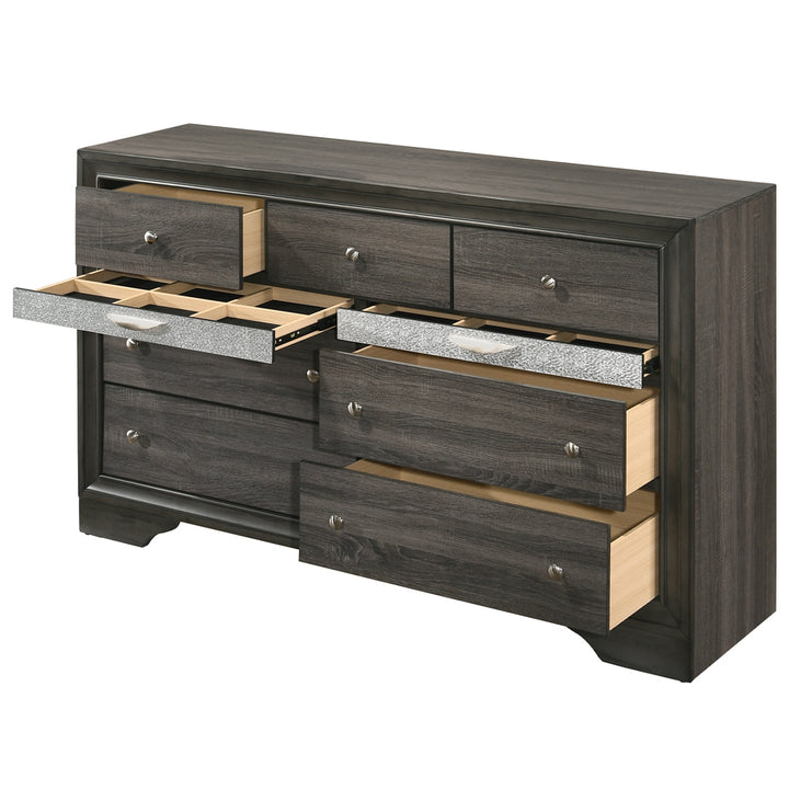 Naima Dresser in Gray