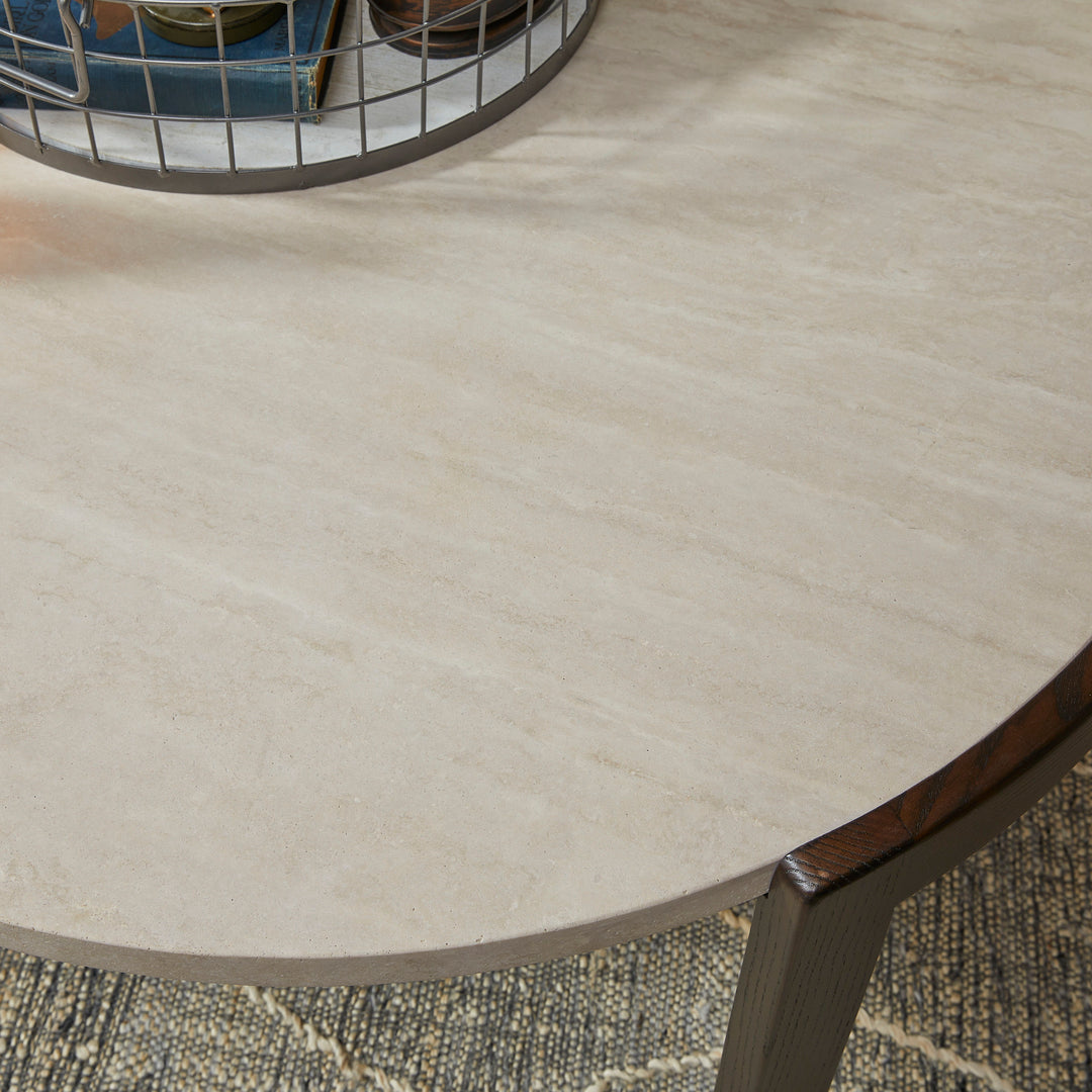 flexsteel-w1033-034-palette-occasional-round-coffee-table-beige