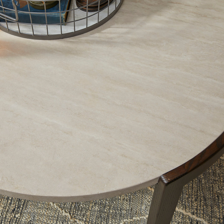 flexsteel-w1033-034-palette-occasional-round-coffee-table-beige