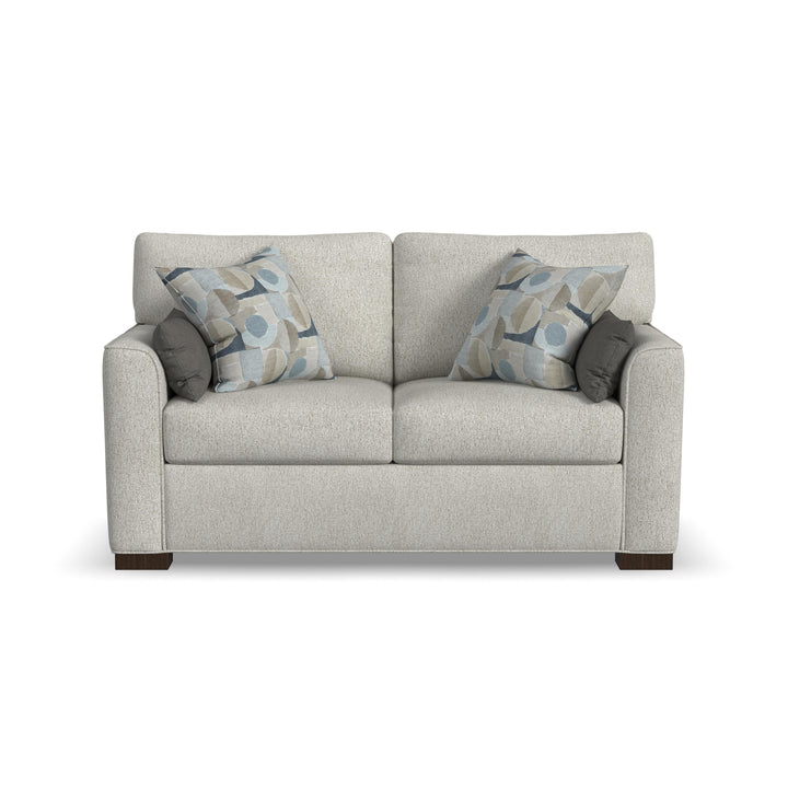Jasper  Stationary Loveseat  White