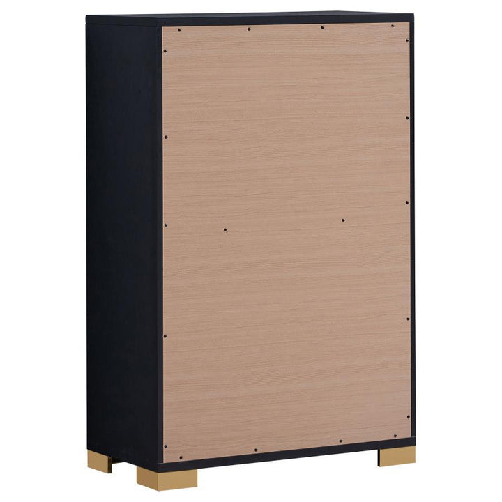 Marceline - 5-Drawer Bedroom Chest - Black