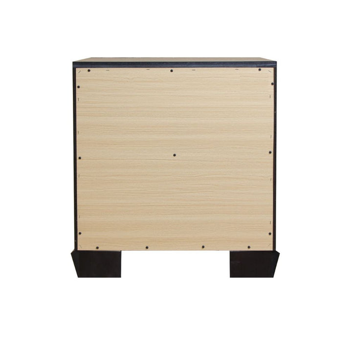 Lyndon Nightstand in Weathered Gray Grain Finish