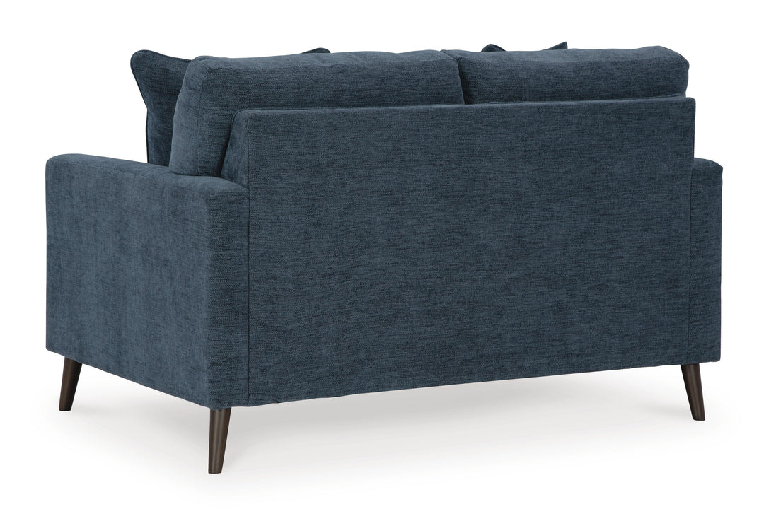 Bixler Loveseat - Blue (6)