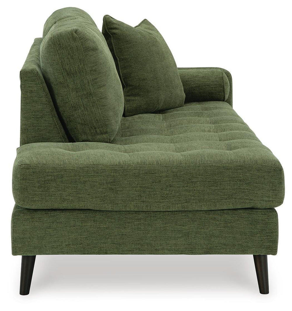 Bixler Sofa and Chaise - Olive (6)