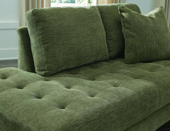 Bixler Sofa and Chaise - Olive (12)