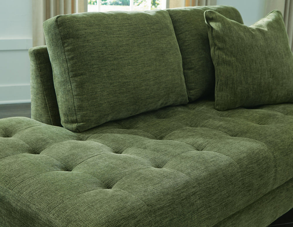 Bixler Sofa and Chaise - Olive (12)