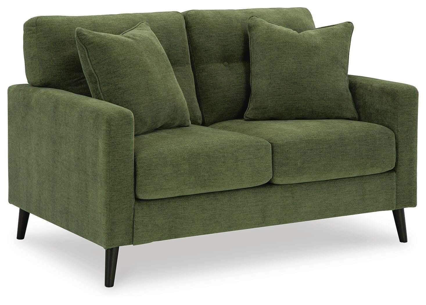 Bixler Loveseat - Green (1)
