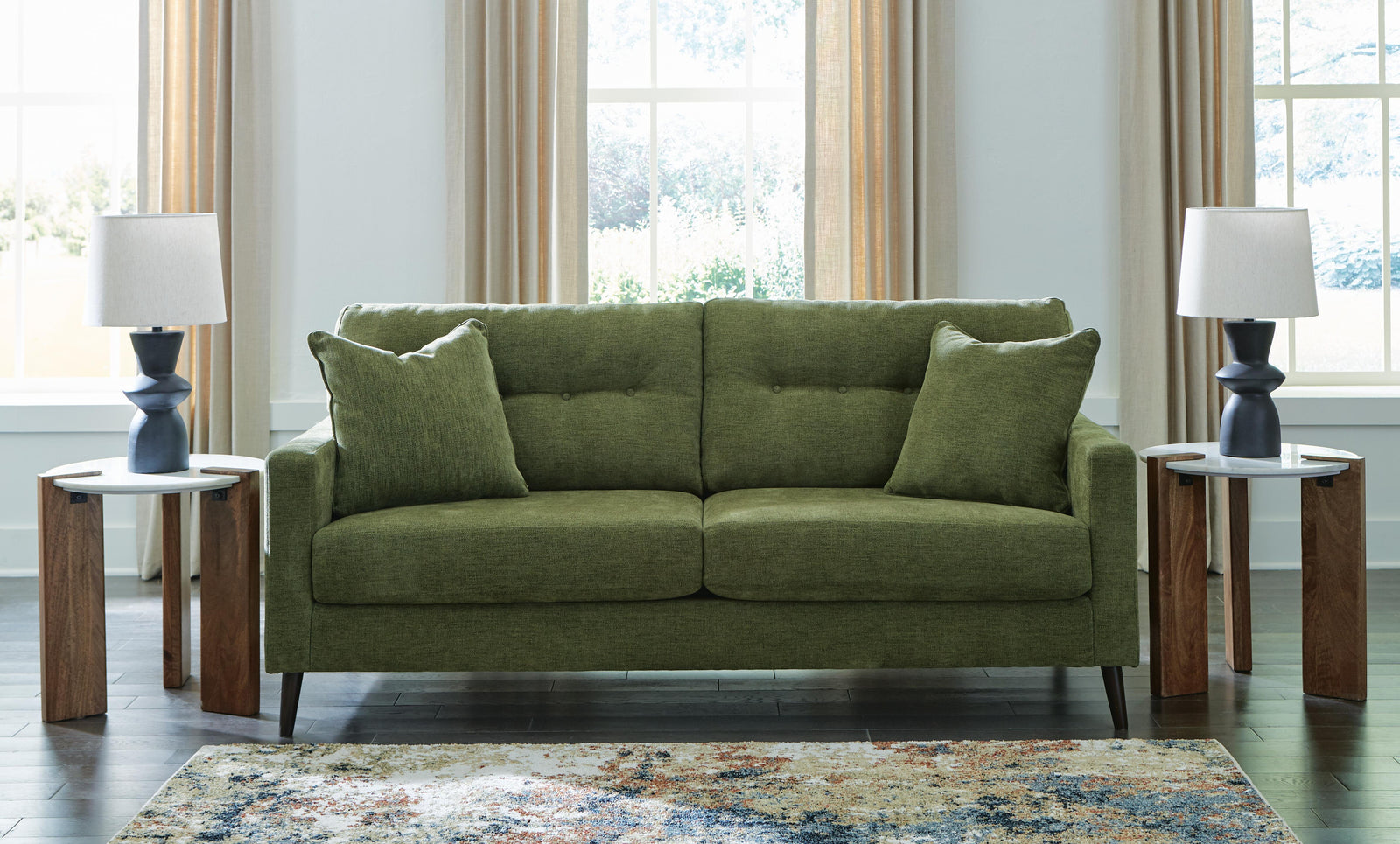 Bixler Sofa - Green (2)