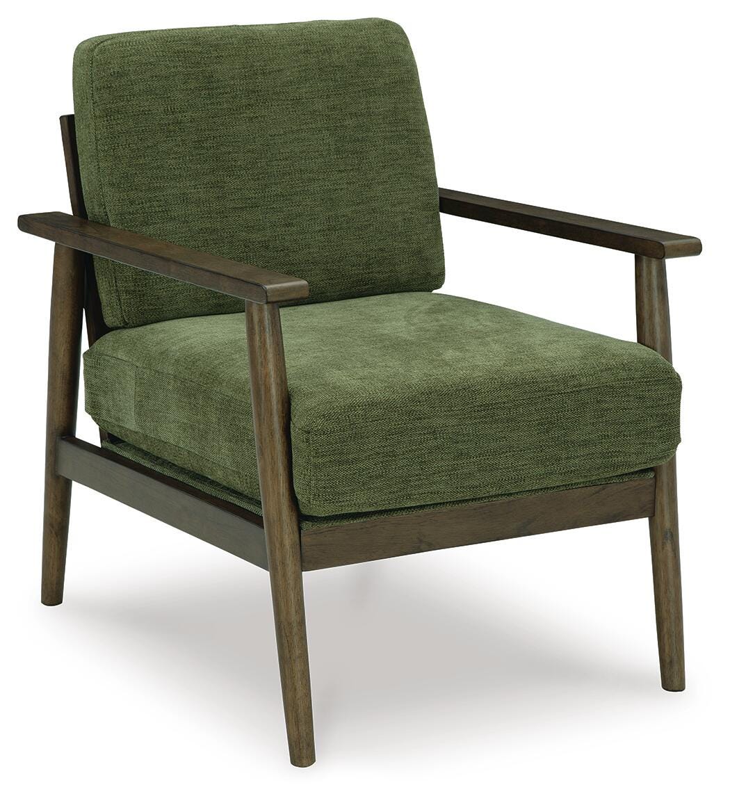 Bixler Showood Accent Chair - Green (1)