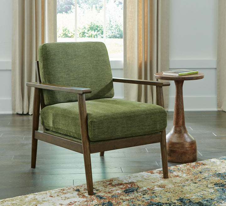 Bixler Showood Accent Chair - Green (2)