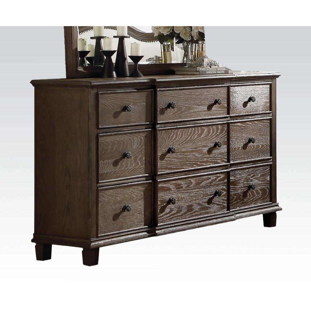 Baudouin Dresser in Weathered Oak