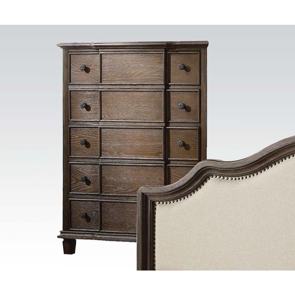 Baudouin Chest in Weathered Oak