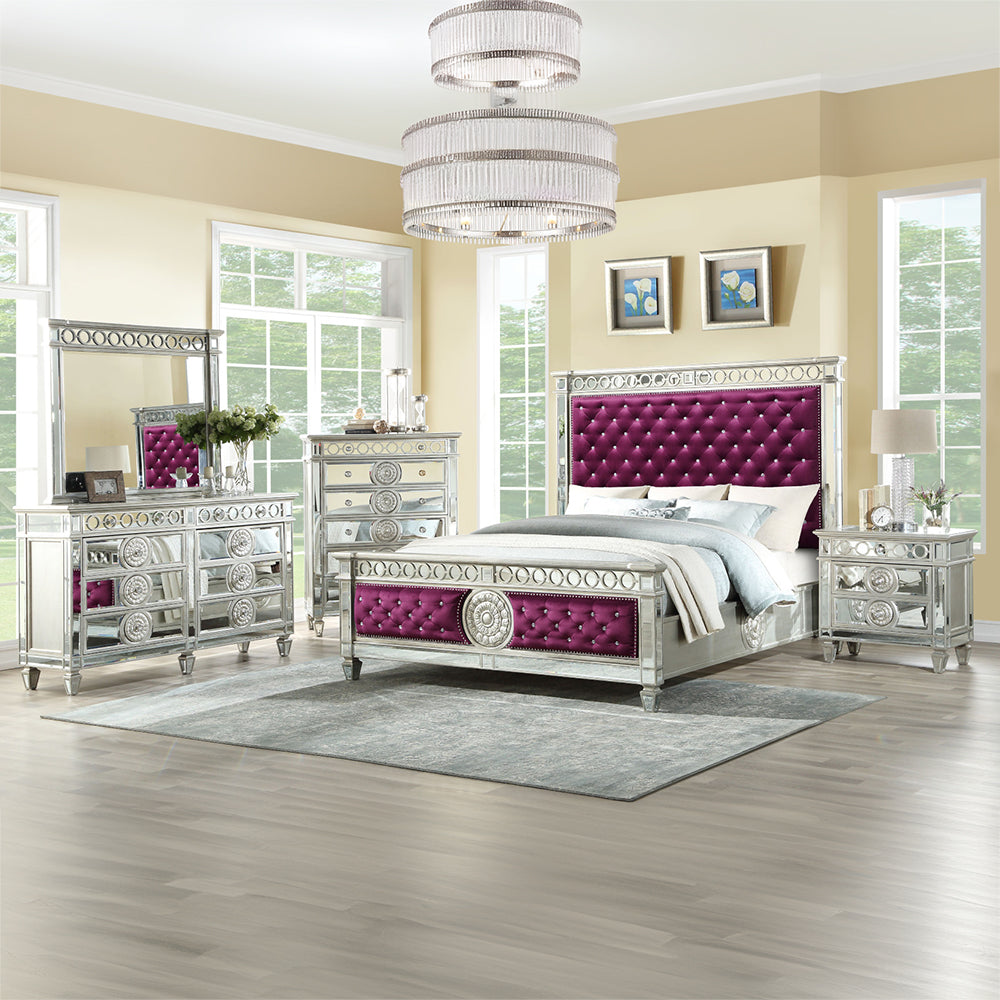 Varian Mirror in Mirrored & Sliver - lifestyle