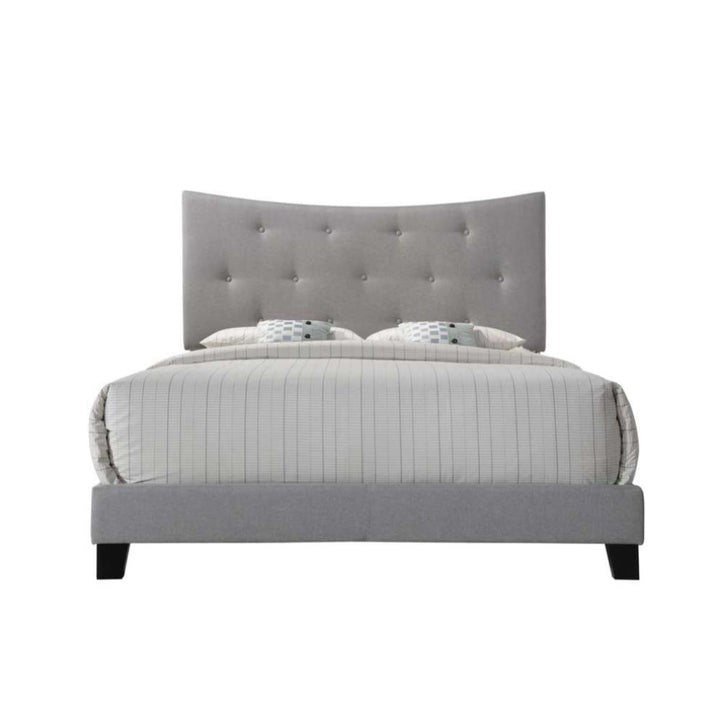 Venacha Queen Bed in Gray Fabric