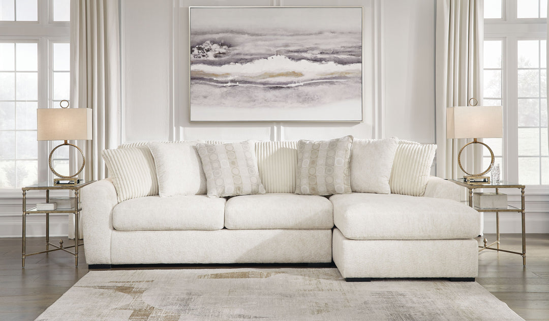 Chessington - 2-Piece Sectional With Raf Corner Chaise - Ivory by Ashley Furniture product image