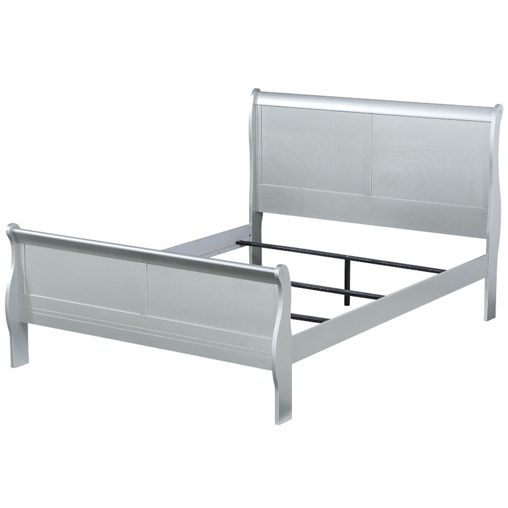 Louis Philippe EK Bed in Platinum