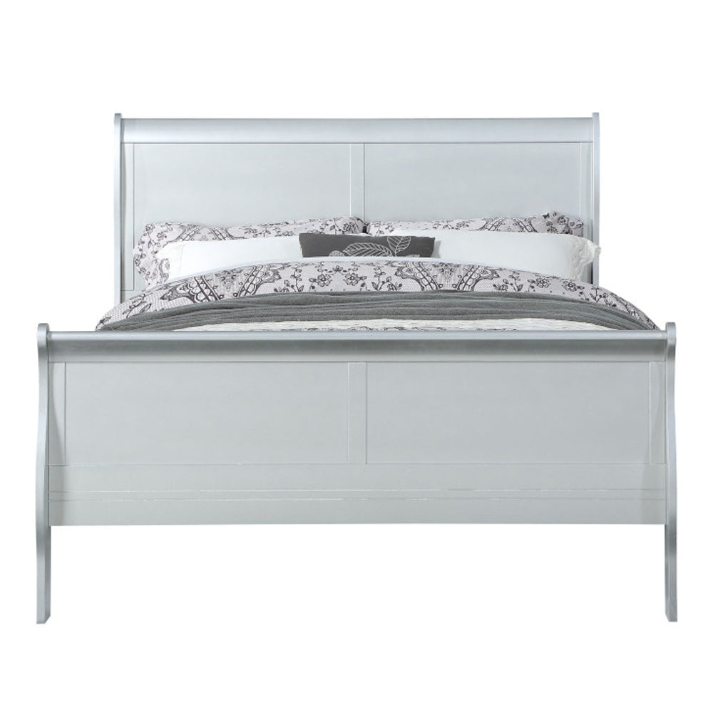 Louis Philippe EK Bed in Platinum