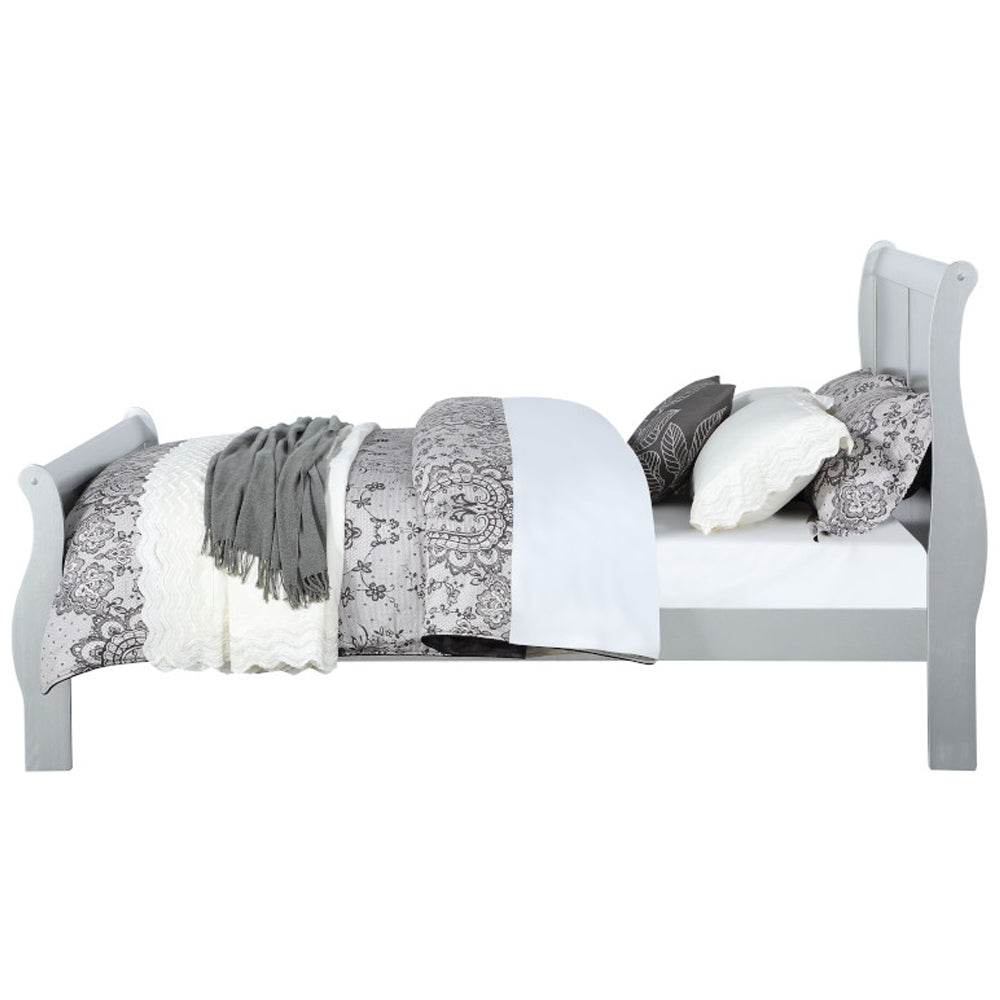 Louis Philippe EK Bed in Platinum