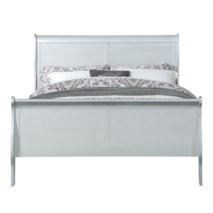 Louis Philippe Twin Bed in Platinum