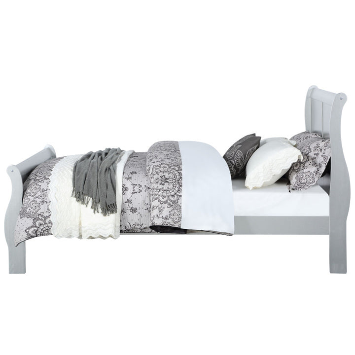 Louis Philippe Twin Bed in Platinum