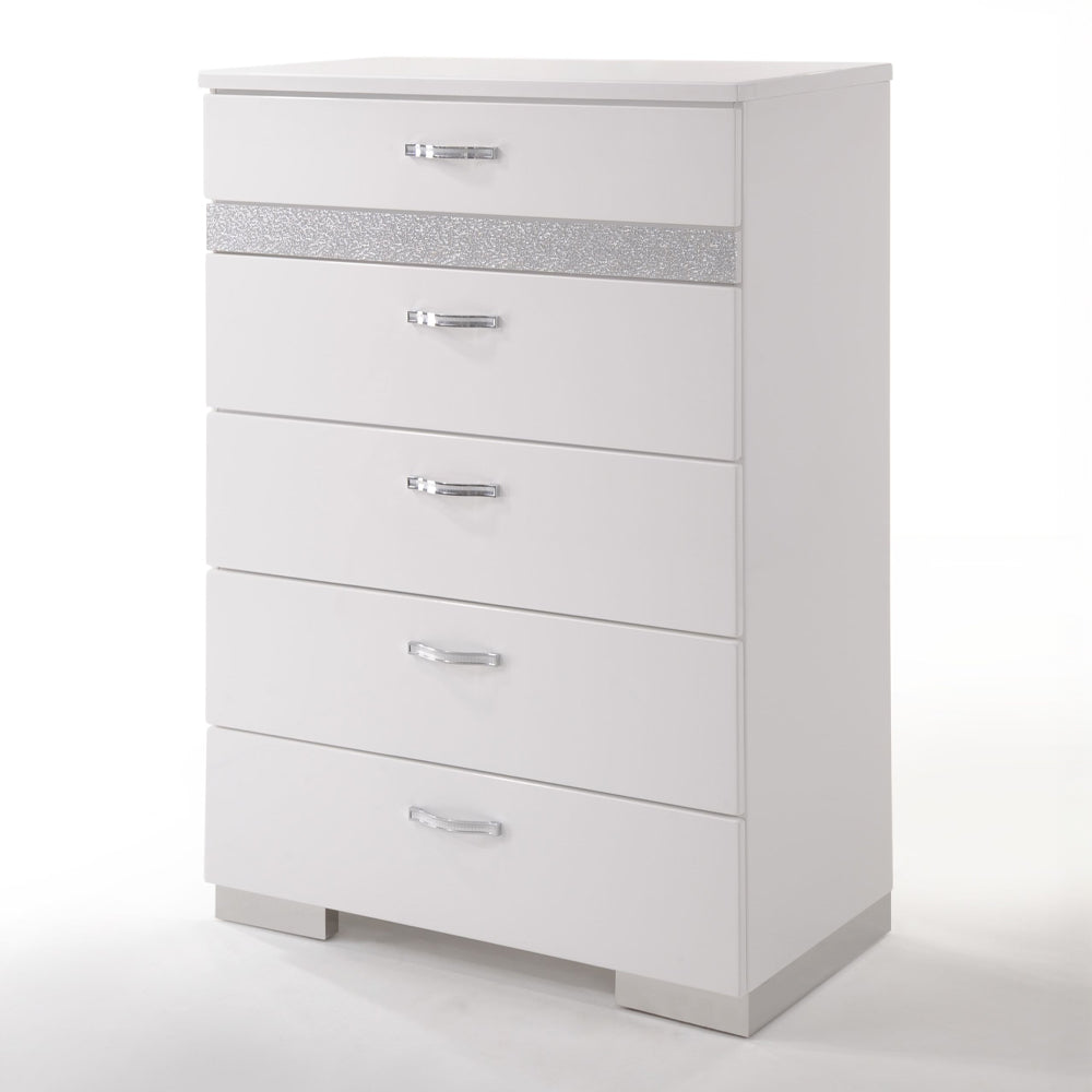 Naima II Chest in White High Gloss