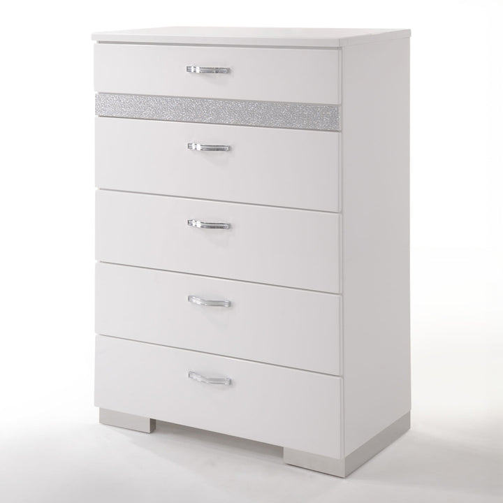 Naima II Chest in White High Gloss
