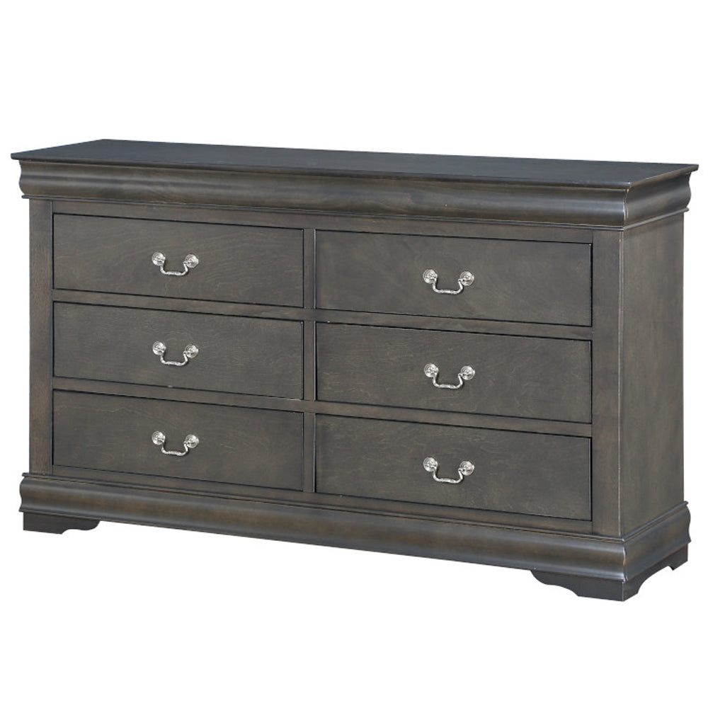 Louis Philippe Dresser in Dark Gray