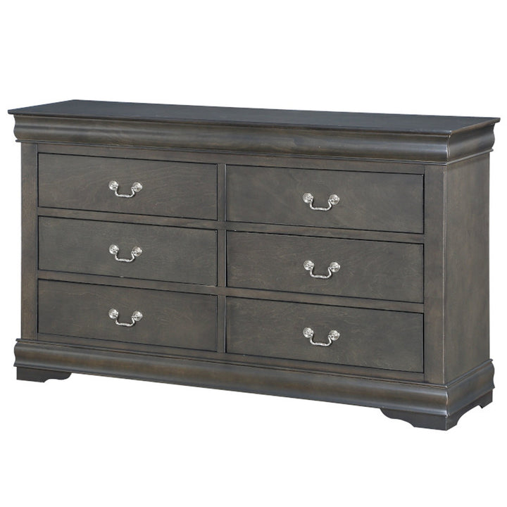 Louis Philippe Dresser in Dark Gray