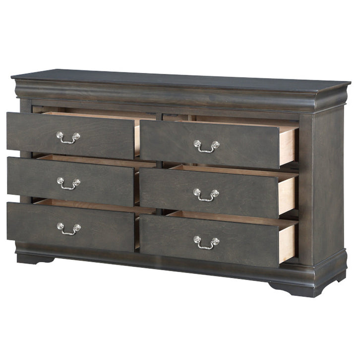 Louis Philippe Dresser in Dark Gray
