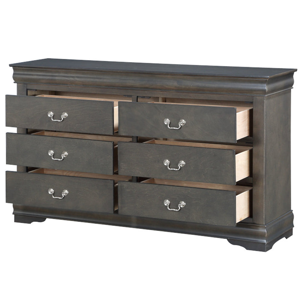 Louis Philippe Dresser in Dark Gray