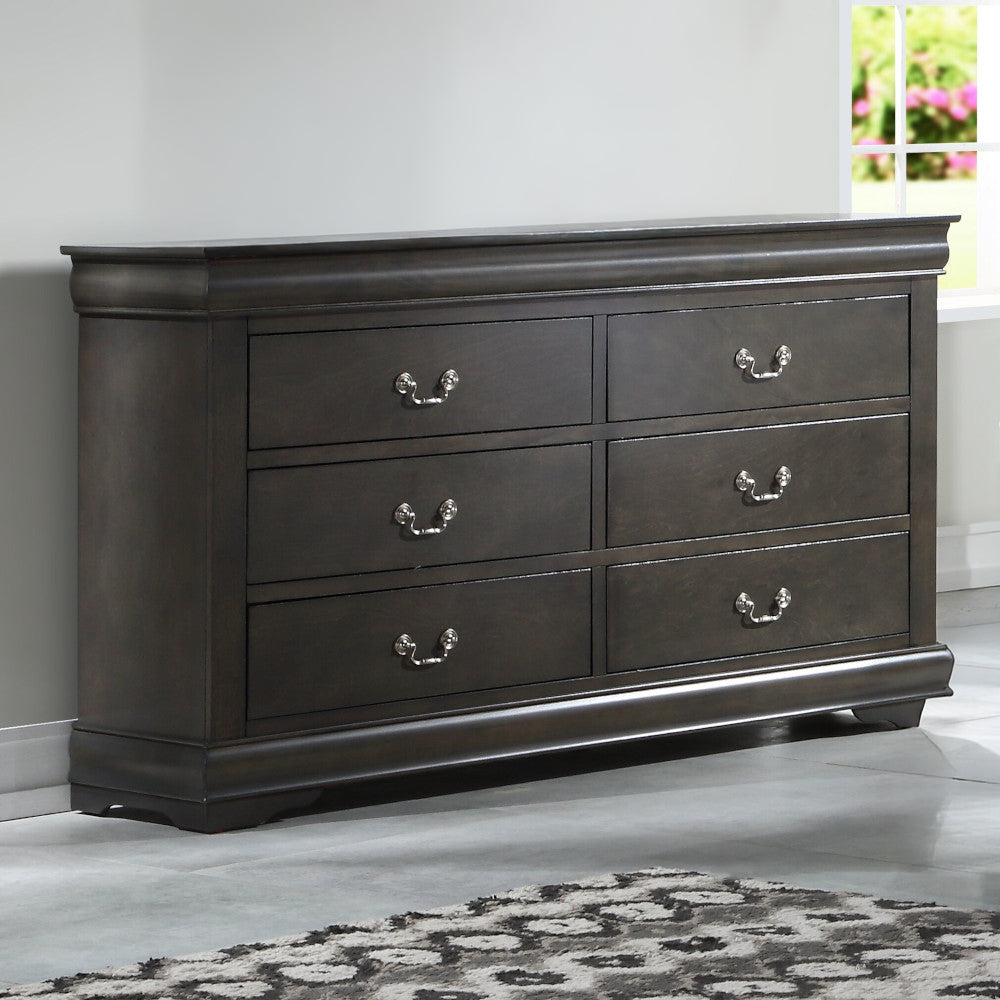 Louis Philippe Dresser in Dark Gray