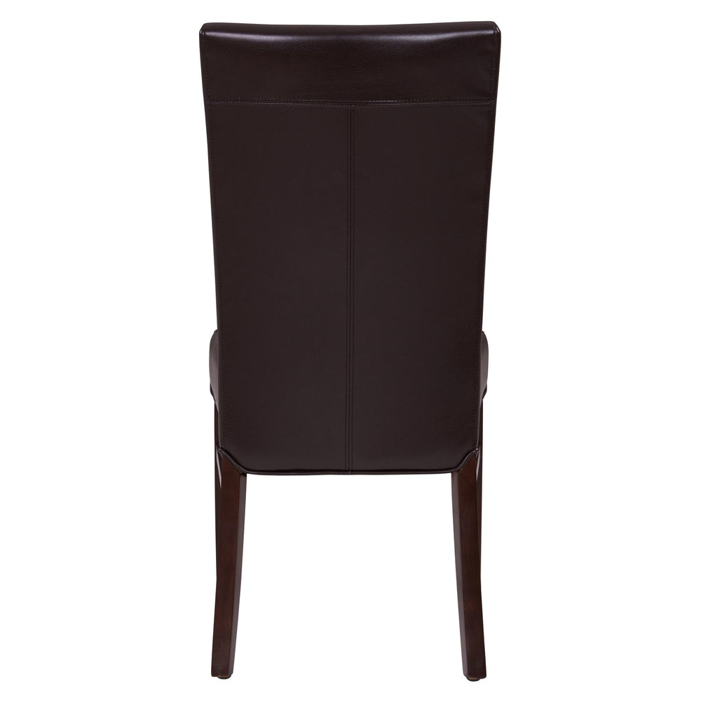 Milton Bonded Leather Dining Side Chair - Coffee Bean - view 6