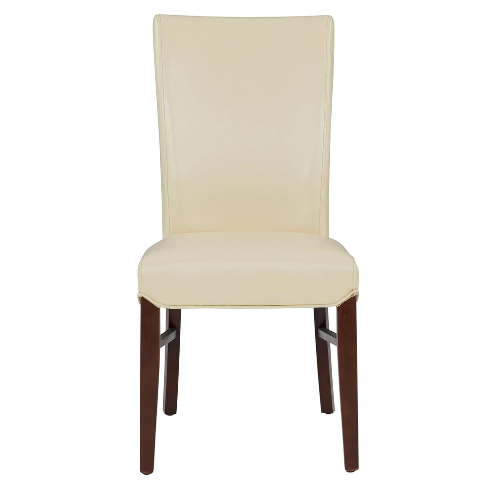 Milton Bonded Leather Dining Side Chair - Cream - view 4