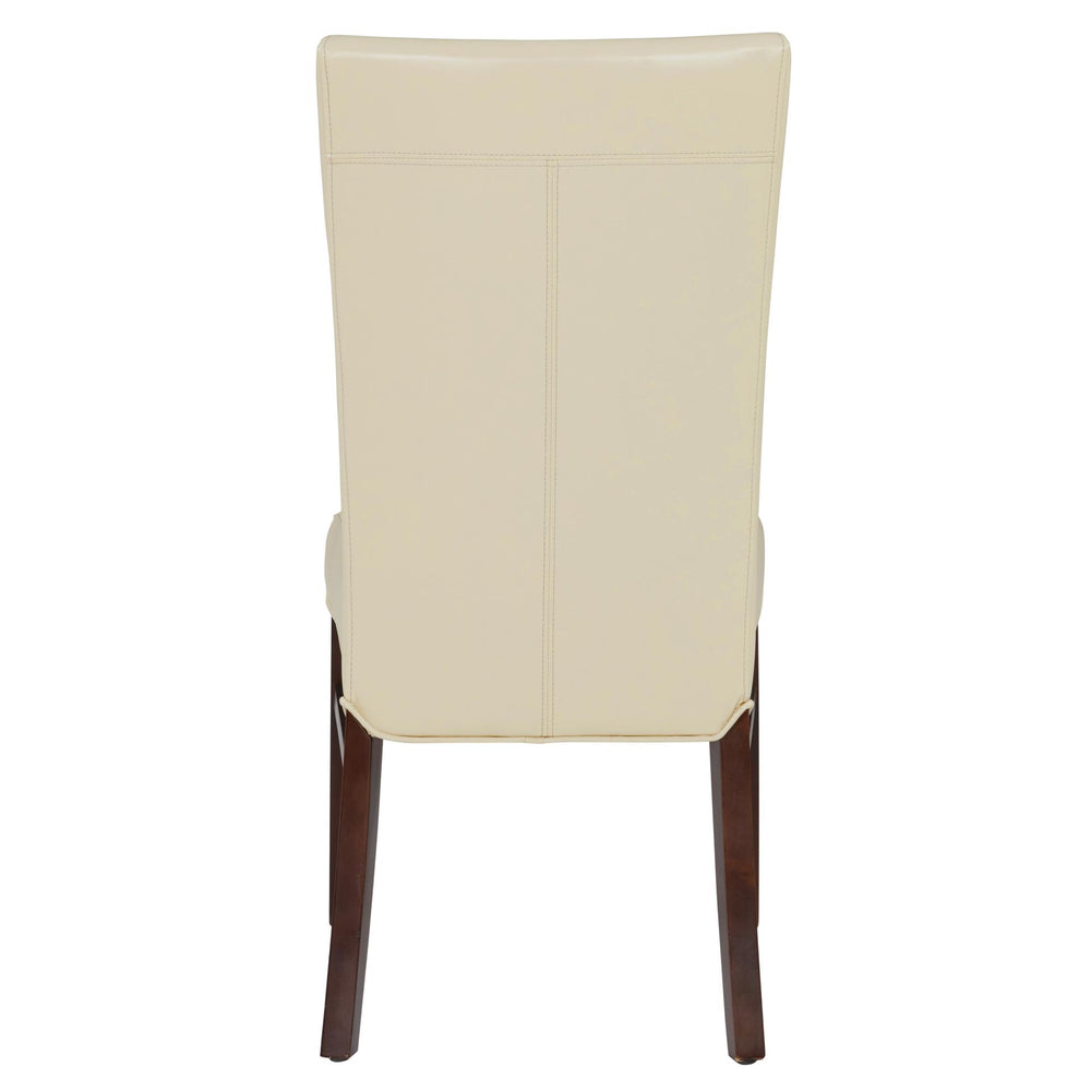 Milton Bonded Leather Dining Side Chair - Cream - view 6