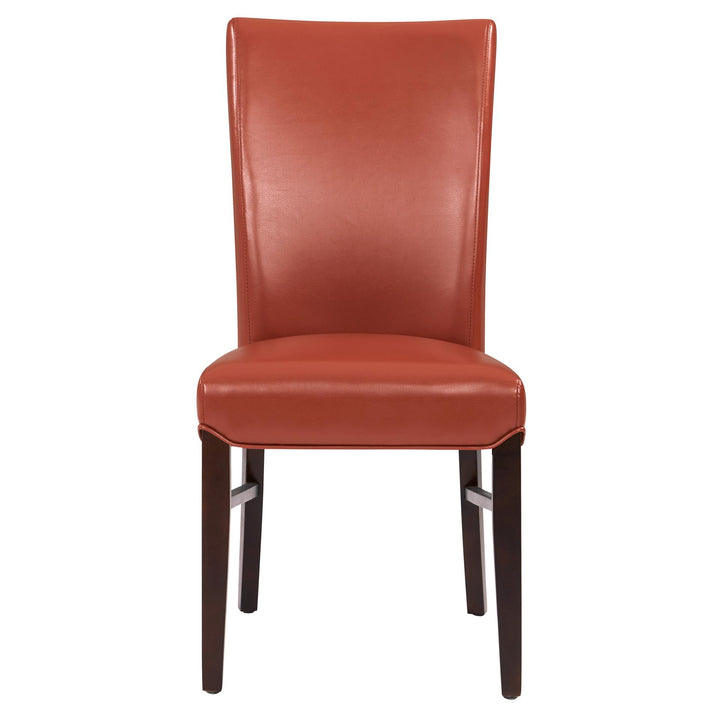 Milton Bonded Leather Dining Side Chair - Pumpkin - view 4
