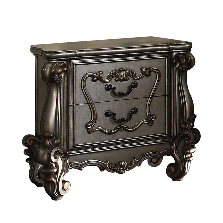 Versailles Nightstand in Antique Platinum