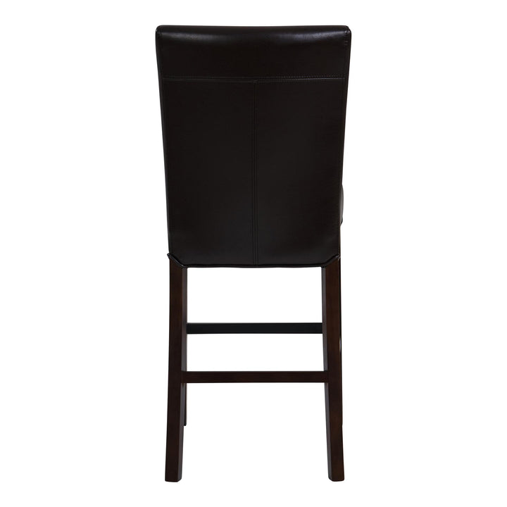 Milton Bonded Leather Counter Stool - Coffee Bean - view 6